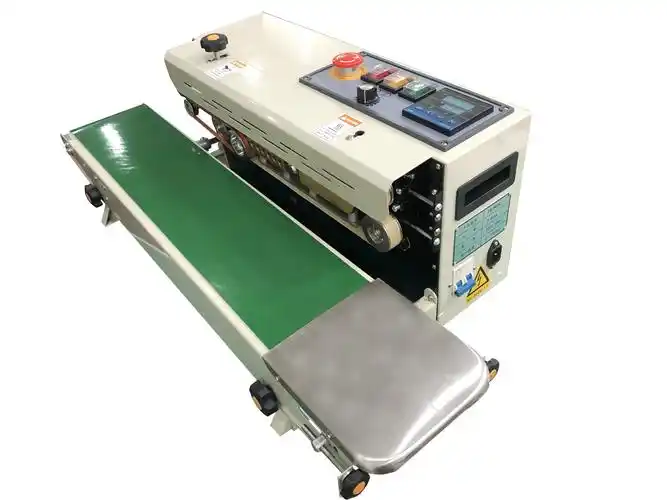 东晖dhfk02自动连续封口机铝箔袋塑料薄膜包装封口机月饼茶业口罩包装