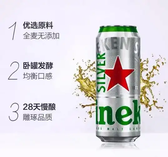 今日种草927815 喜力星银 轻松对味新品上市 不同于传统立罐