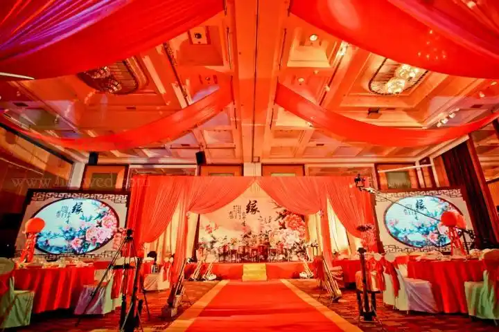 中国红婚礼现场-北京策划团队策划