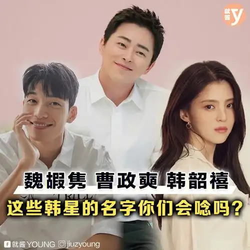 魏嘏隽曹政奭高庚杓这些韩星的名字你们