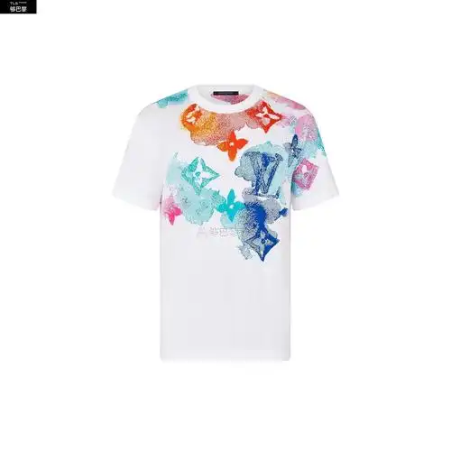 【包邮包税】 lv路易威登 21年春夏 男士 短袖t恤 watercolor