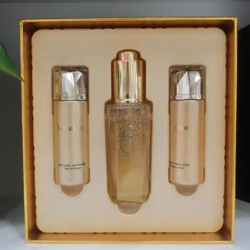 韩国新生活化妆品专柜正品珂露曼晶钻黄金抗衰抗皱面部护理套装