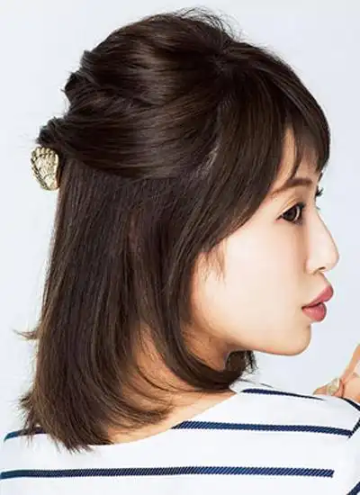 中长发伴娘发型教程三款简单好看扎发随君选