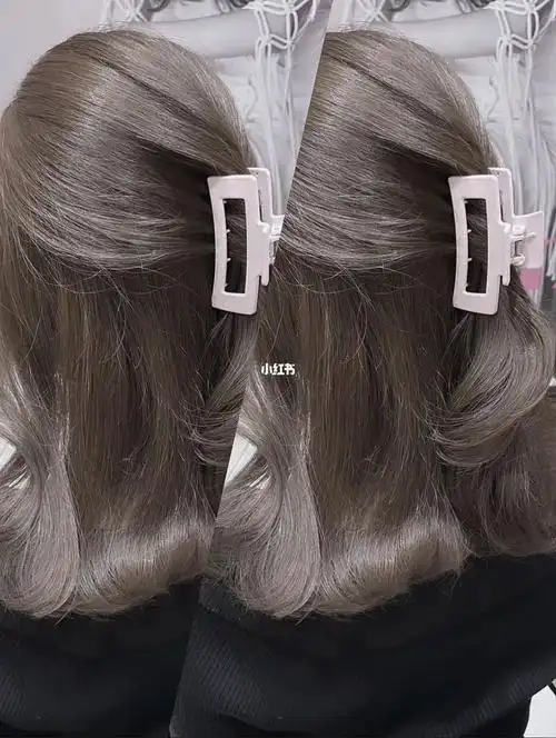 不漂发色天花板显白又高级的冷色调发色05