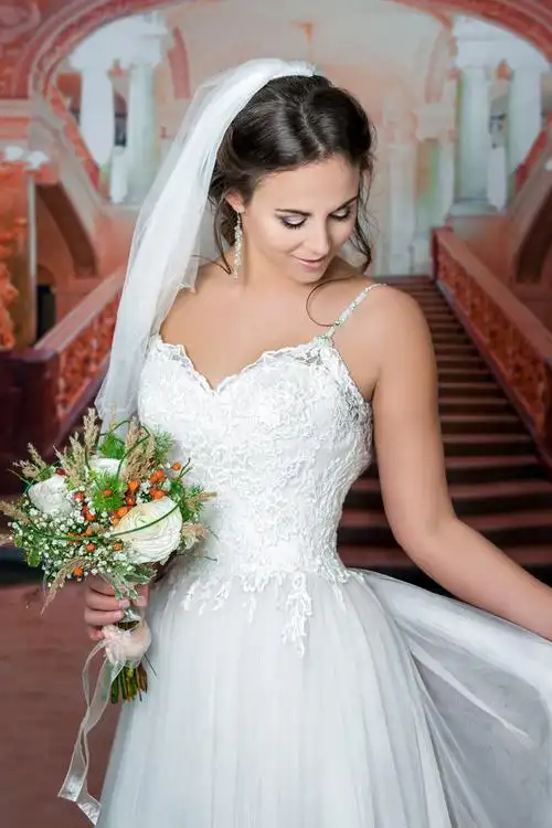 花束,鲜花,美丽新娘,性感女人,时尚女性,美女模特,欧美女性,外国女人