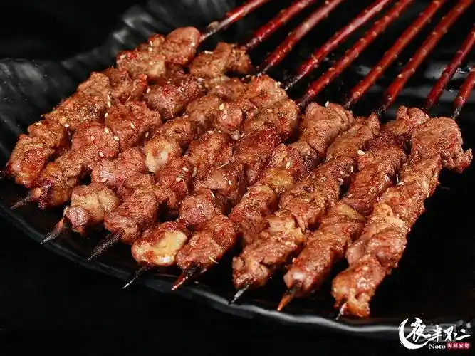红柳枝羊肉串图片
