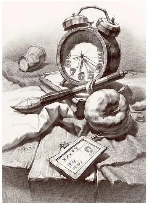 制霸联考2静物结构临摹范本(素描书)