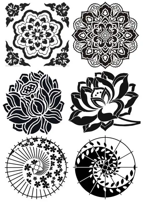 中国纹理古风纹理素材