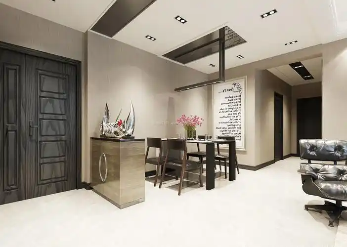 小户型欧式餐厅过道吊顶装修效果图