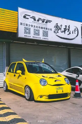 学长店里很火的气动qq皮卡丘,粉猪五菱宏光(没拍98)也来到现场做