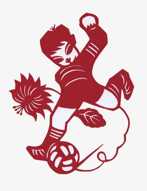 剪纸卡通男孩素材免费下载_觅元素