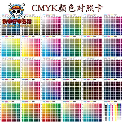 数码印花cmyk颜色对照样布 减小色差 印花辅助工具 对色卡 色谱