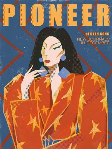 【复古人物插画】商业插画/复古杂志封面