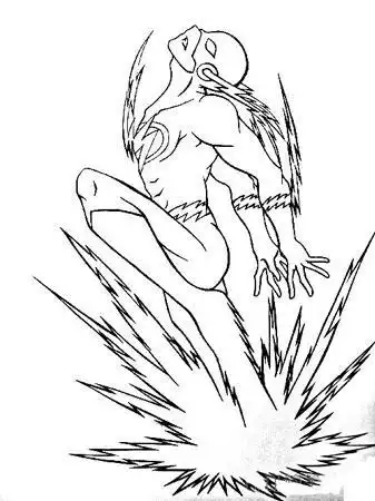 闪电侠简手绘简笔画