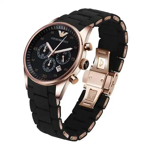 阿玛尼emporioarmani手表欧美品牌石英表女士手表多功能硅胶表带女士