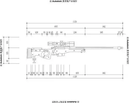 一位热爱吃鸡游戏的玩家自己亲手制作了一把木质awm狙击步枪模型,拥有