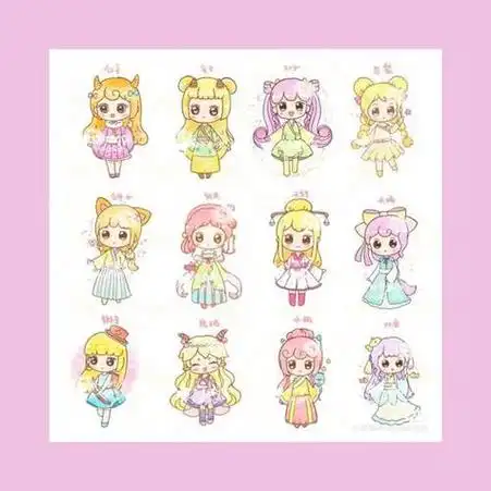 漫画十二星座古装娃娃_漫画十二星座古装娃娃怎么画