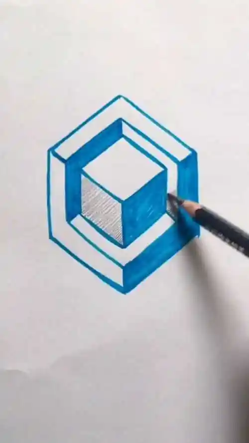 教大家如何画立体图形它能够从中体现出你的绘画能力