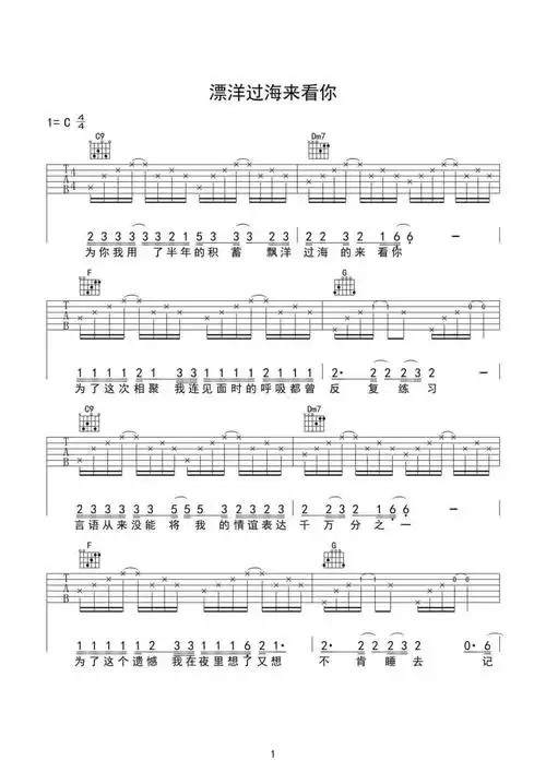 漂洋过海来看你