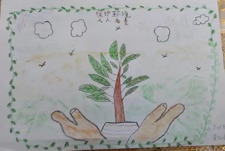 "美丽广东我的家,低碳达人我做主"手抄报作品展示(一1,五年级)