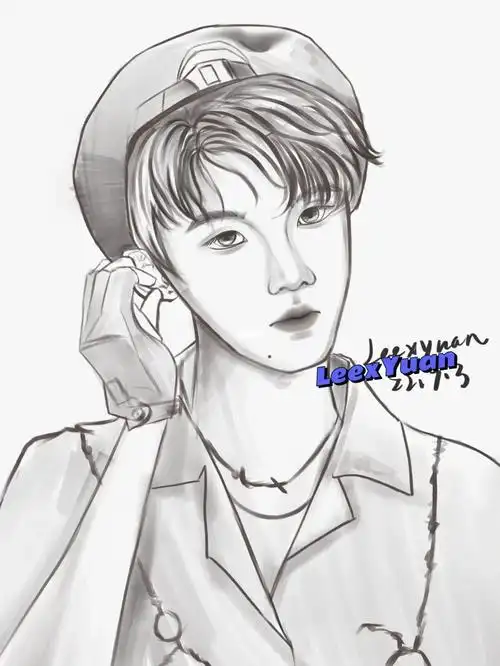 马嘉祺好久没画了速度摸一下