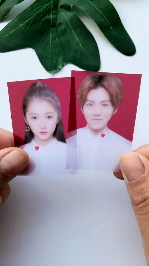 关晓彤鹿晗,照片合起来以后,就是他们未来宝宝出生的样子