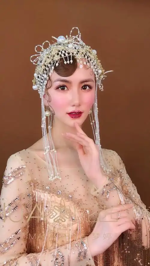 超好看巴洛克风新娘造型,欢迎喜欢的要学习的点赞留言交流哦!