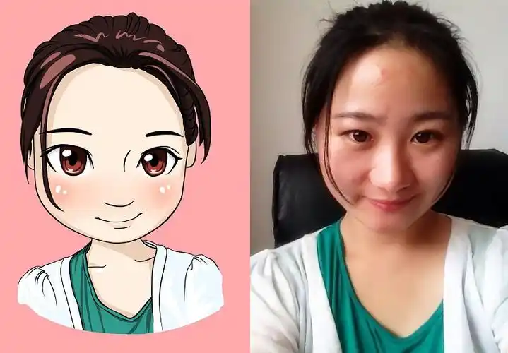 真人照片ps转卡通q版漫画设计手绘肖像个性定制婚礼生日礼品礼物