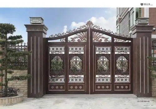 保定定兴县铝合金别墅大门图片大全