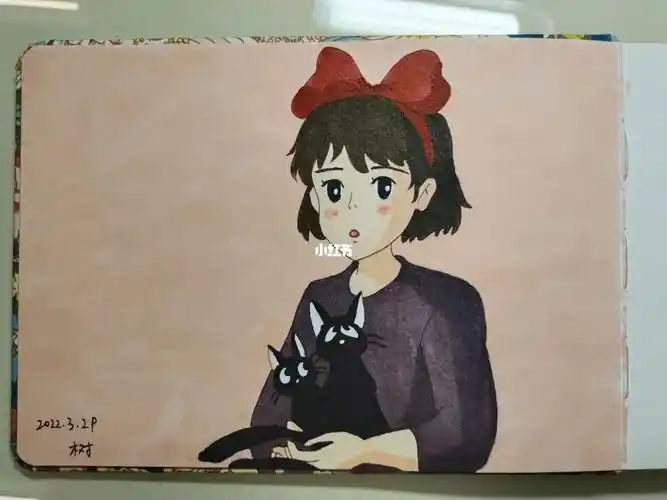 马克笔手绘宫崎骏动漫截图临摹