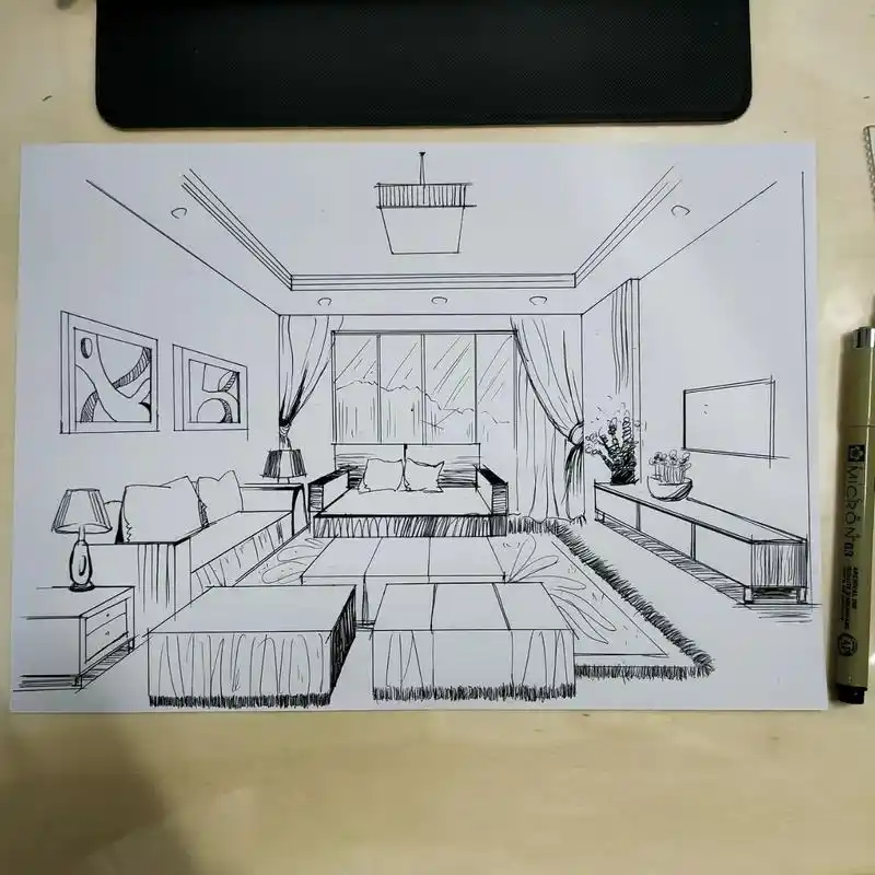 杭州室内设计学习|室内手绘技巧