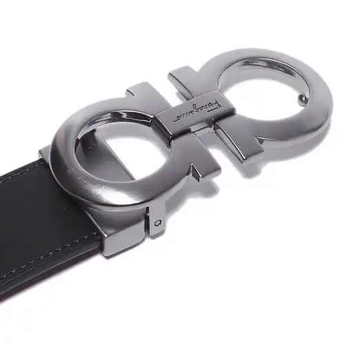 ferragamo菲拉格慕情人节礼物男士牛皮可裁剪双面皮带腰带675542