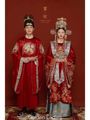 雅格罗伊轻奢凤冠霞帔整套婚纱汉服汉服古装嫁衣新娘汉服明制凤冠凤冠