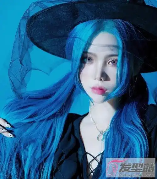绝美"女团发色"图鉴 蓝色头发潮翻天太吸睛