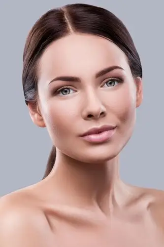 时尚女性面部模特高清图片