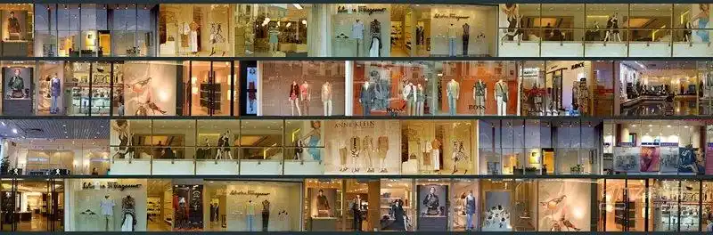 夜景车线窗户玻璃外景贴图