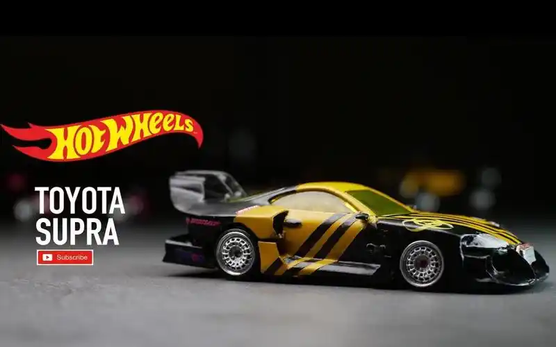 puri改装风火轮hotwheels丰田supra赛博朋克风格