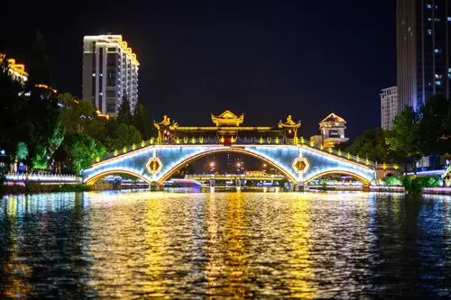 淮安夜色最美的地方,京杭大运河最早的河段,灯火辉煌夜色撩人