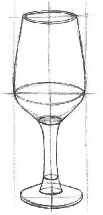 单个静物结构素描教程:分步骤图解教你画静物素描,简单易学