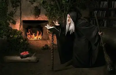 巫婆_邪恶_苹果_户外_房子_图片大全—全景创意图库(quanjing.