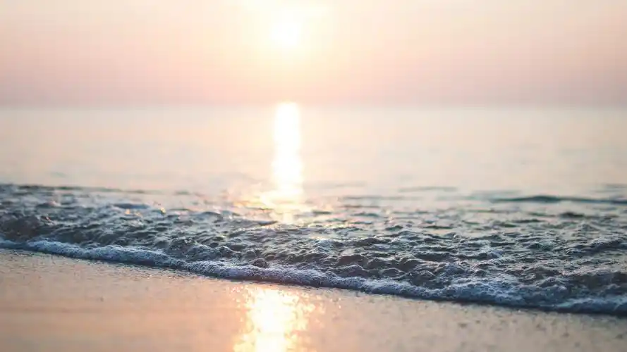 美到极致的鸟瞰海滩,高清图片,电脑桌面-壁纸族