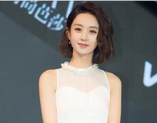 赵丽颖短卷发发型图片 明星短卷发都这样扎