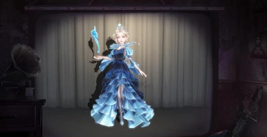 第五人格:红夫人金皮模型曝光,海浪特效被做在裙摆上,闪闪发亮