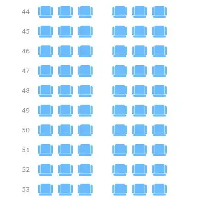 第一次做飞机,737-800东方航空,我想选择一个靠窗的位置,不要遮住视线