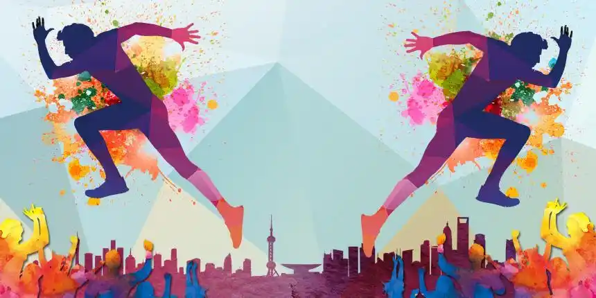 全民健身运动海报背景素材