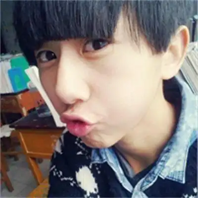 潮流霸气帅哥男头风流狂非主流男生