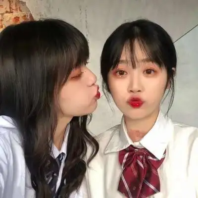 2022年最新最火闺蜜头像真人图片