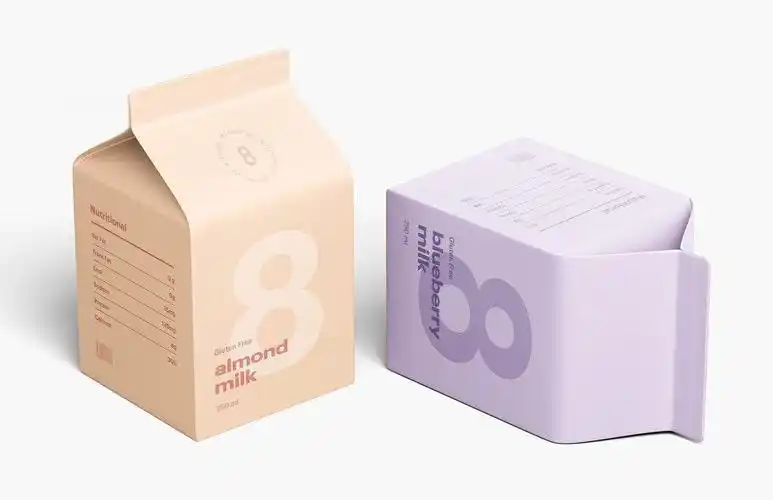 牛奶包装设计欣赏!极简的舒适