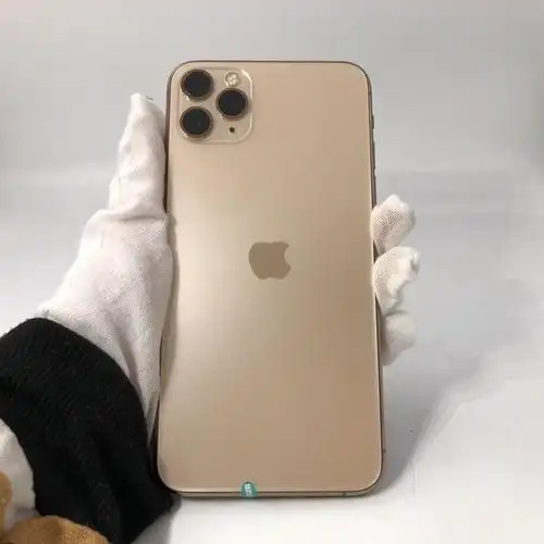 苹果【iphone 11 pro max】全网通 金色 64g 国行 9成新