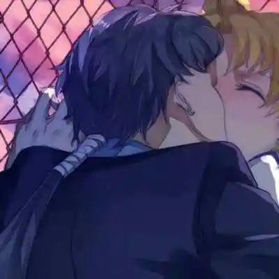 美丽动漫亲密恋人头像,情侣头像图片-回车桌面